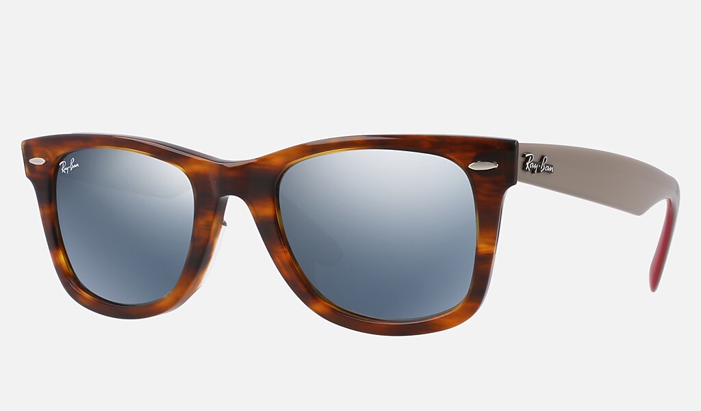 Oeganda Communisme Koninklijke familie Original Wayfarer Bicolor Sunglasses in Tortoise and Silver | Ray-Ban®