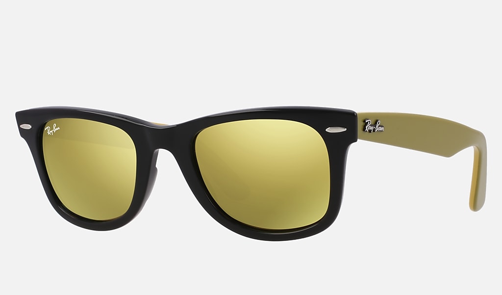 Original Wayfarer Bicolor Sunglasses in Black and Yellow | Ray-Ban®