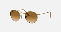 RayBan Gold Light Brown Gradient Gradient