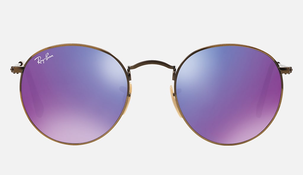 Round Lenses Sunglasses in Violet |