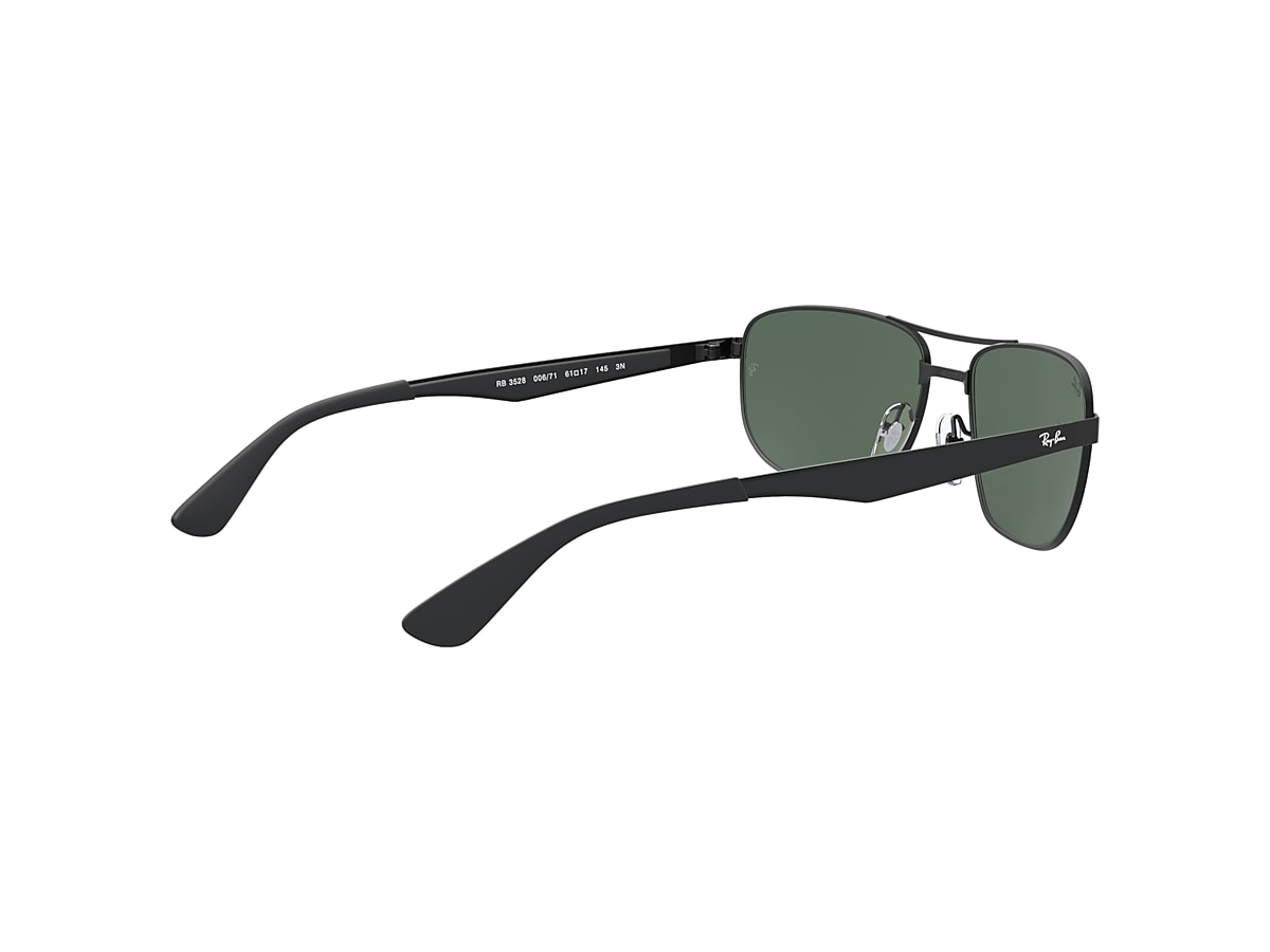 Infect Advance sale Correctly Rb3528 Sunglasses in Black and Green | Ray-Ban®