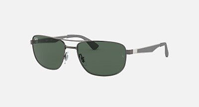 RB3528 Sunglasses in Gunmetal and G-15 Green - RB3528 | Ray-Ban®