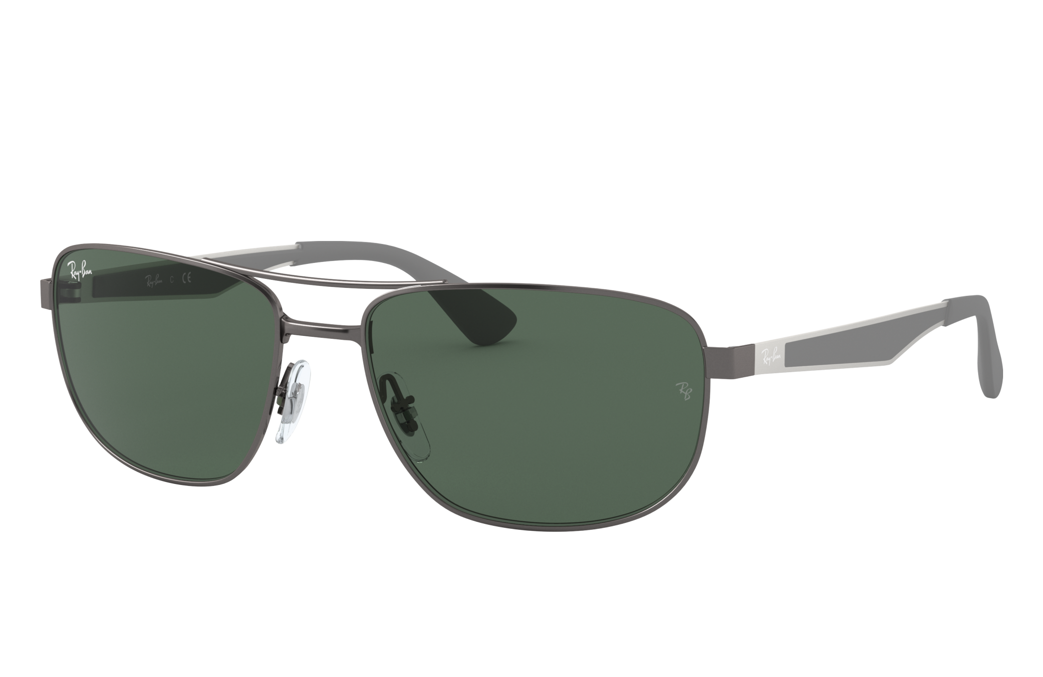 Rb3528 Sunglasses in Gunmetal and Green - RB3528 | Ray-Ban®
