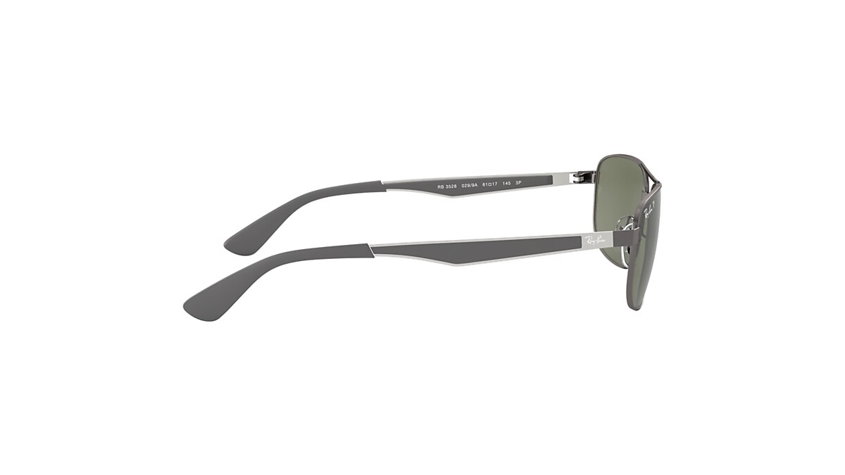 RB3528 Sunglasses in Gunmetal and G-15 Green - RB3528 | Ray