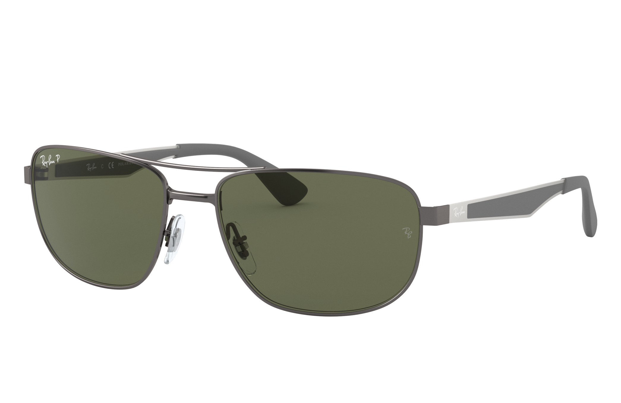 folder cocaine Mellow Rb3528 Sunglasses in Gunmetal and Green | Ray-Ban®