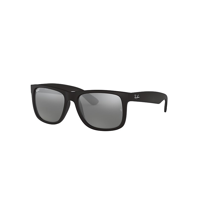 Ray-Ban Justin Color Mix Sunglasses Black Frame Silver Lenses 54-17