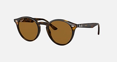 RB2180 Sunglasses in Light Havana and Brown Polarized - RB2180