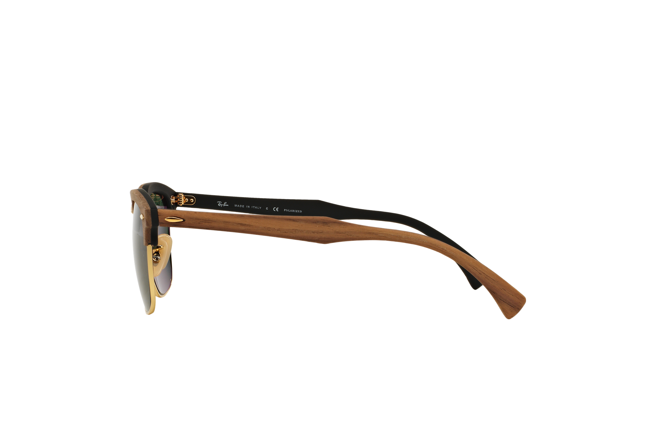 ray ban wood clubmaster polarized