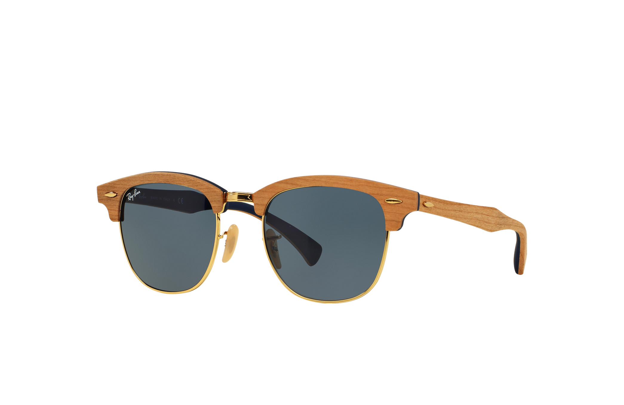 ray ban clubmaster wood sunglasses