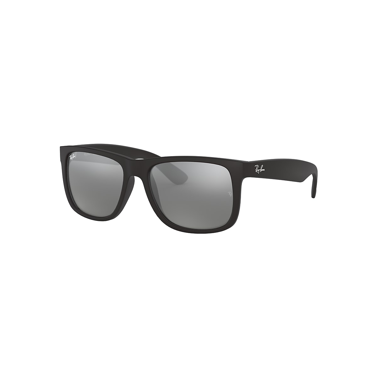 RayBan サングラス レイバン JUSTIN COLOR MIX JUSTIN COLOR MIX Sunglasses in Rubber Black and Grey Mirror