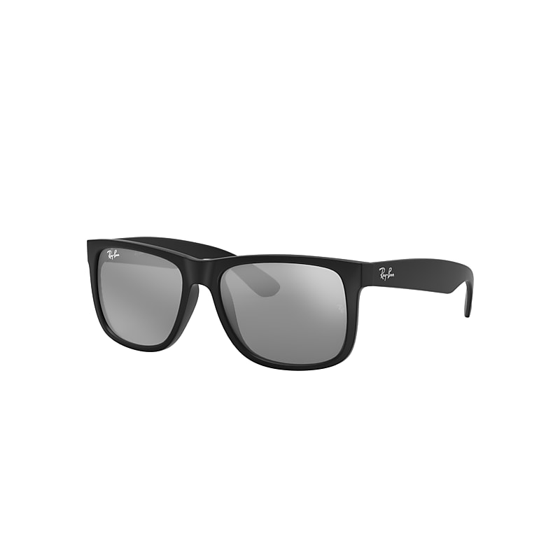Ray-Ban Justin Color Mix Sunglasses Black Frame Silver Lenses 50-16