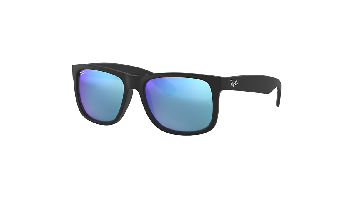 JUSTIN COLOR MIX Sunglasses in Black and Blue - Ray-Ban