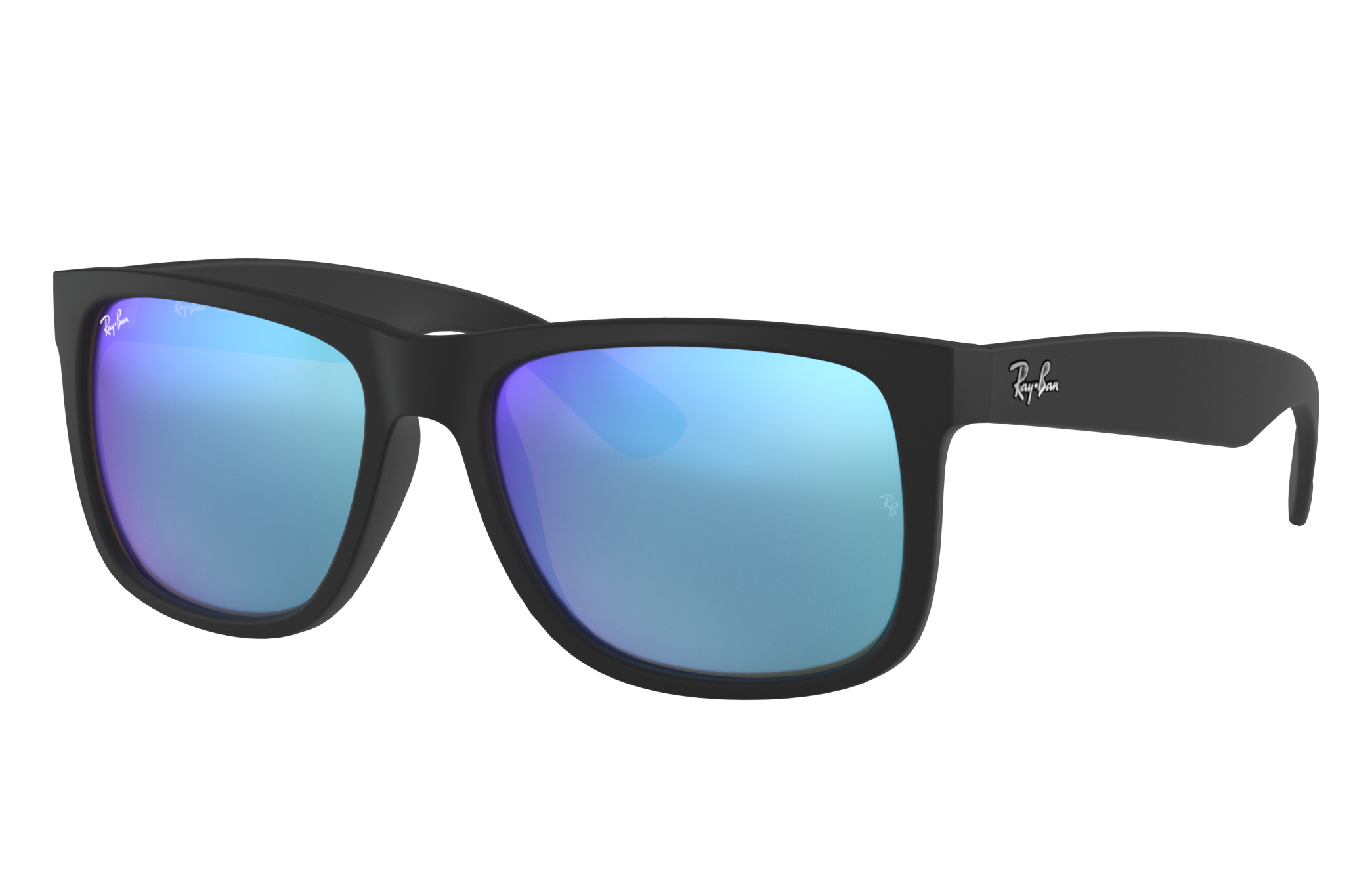 Voorbereiding lengte Onverschilligheid Justin Color Mix Sunglasses in Black and Blue | Ray-Ban®