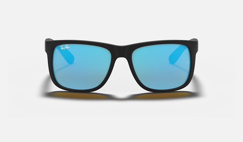 Steil maaien Van toepassing zijn Justin Color Mix Zonnebrillen in Zwart en Blauw | Ray-Ban®