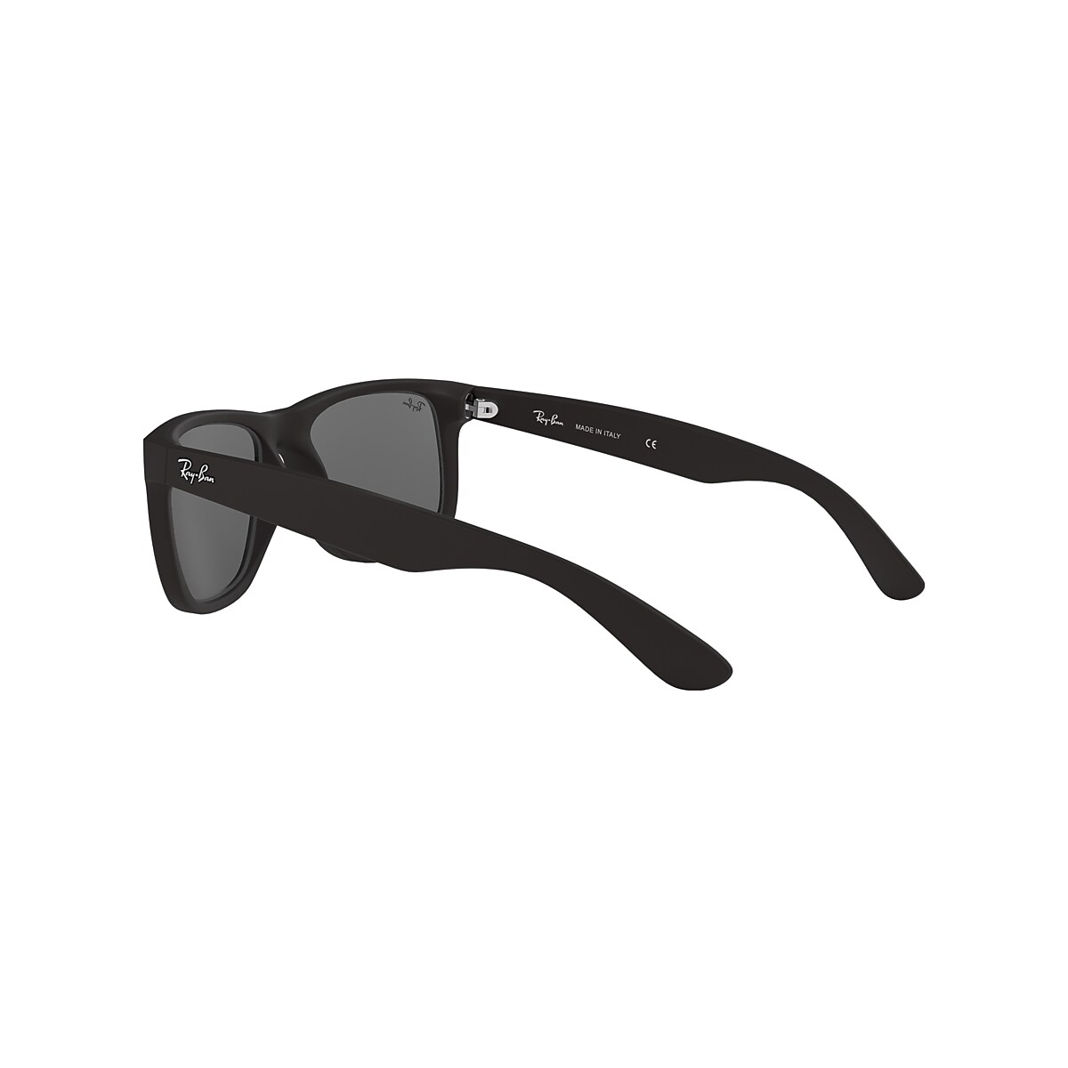 JUSTIN COLOR MIX Sunglasses in Rubber Black and Grey Mirror