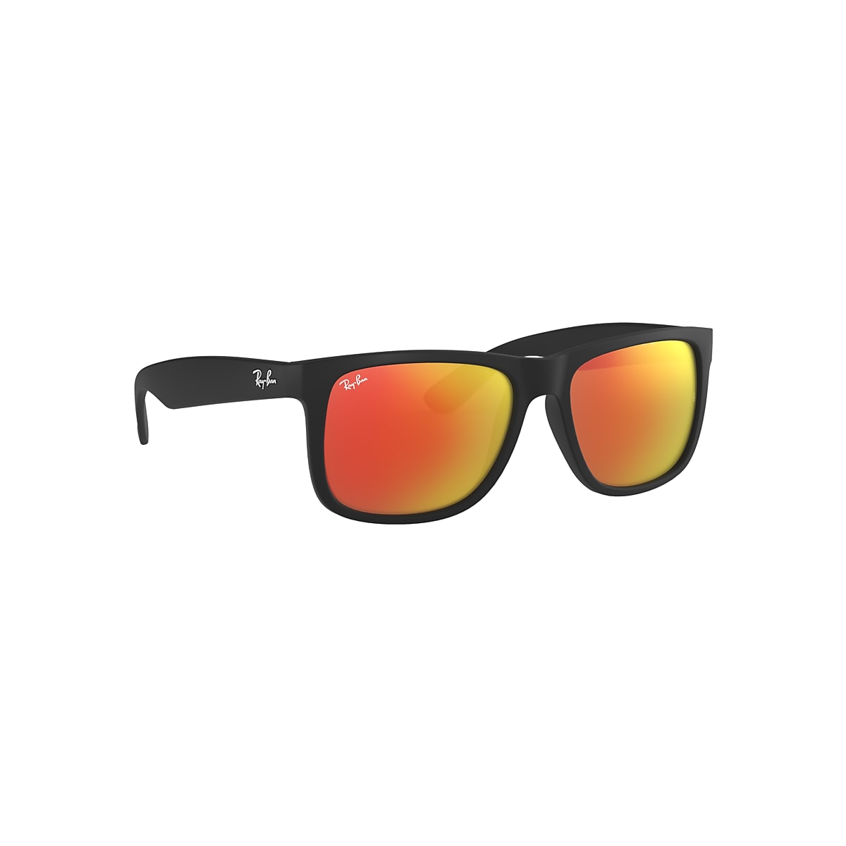 Justin Color Mix Sunglasses in Black and Red | Ray-Ban®