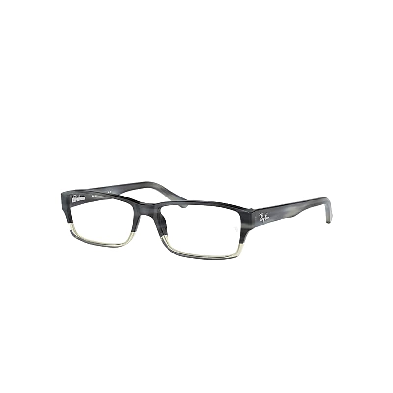 Ray-Ban Rb5169 Eyeglasses Grey Frame Clear Lenses Polarized 52-16