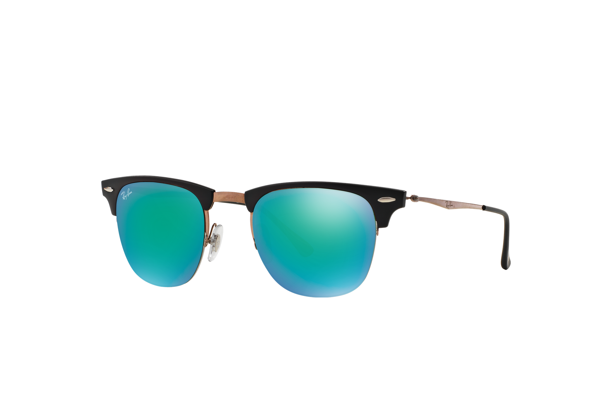 ray ban black mirrored sunglasses