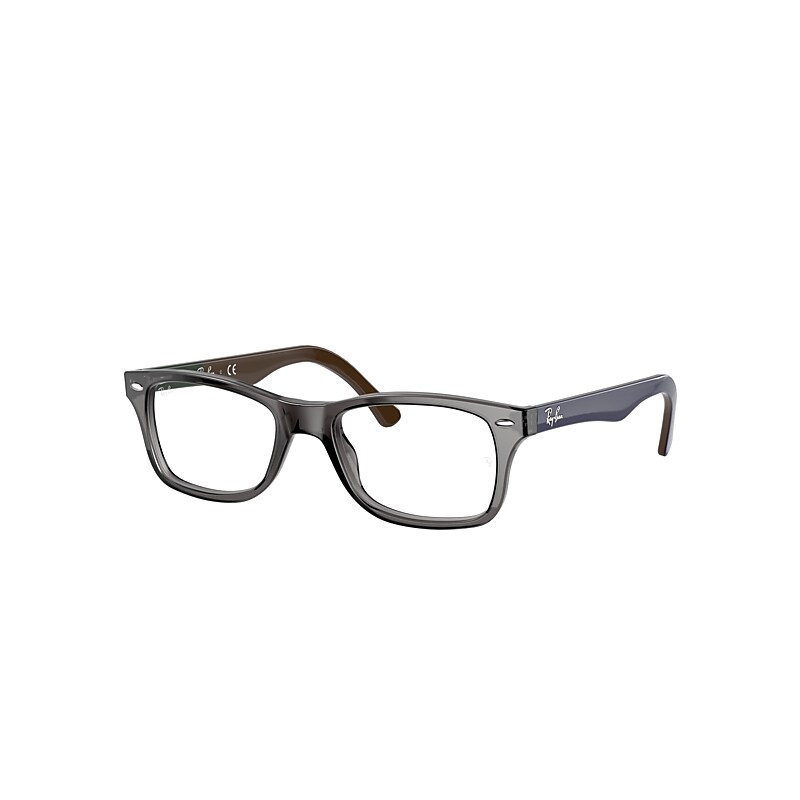 Ray-Ban Rb5228 Eyeglasses Blue Frame Clear Lenses Polarized 50-17