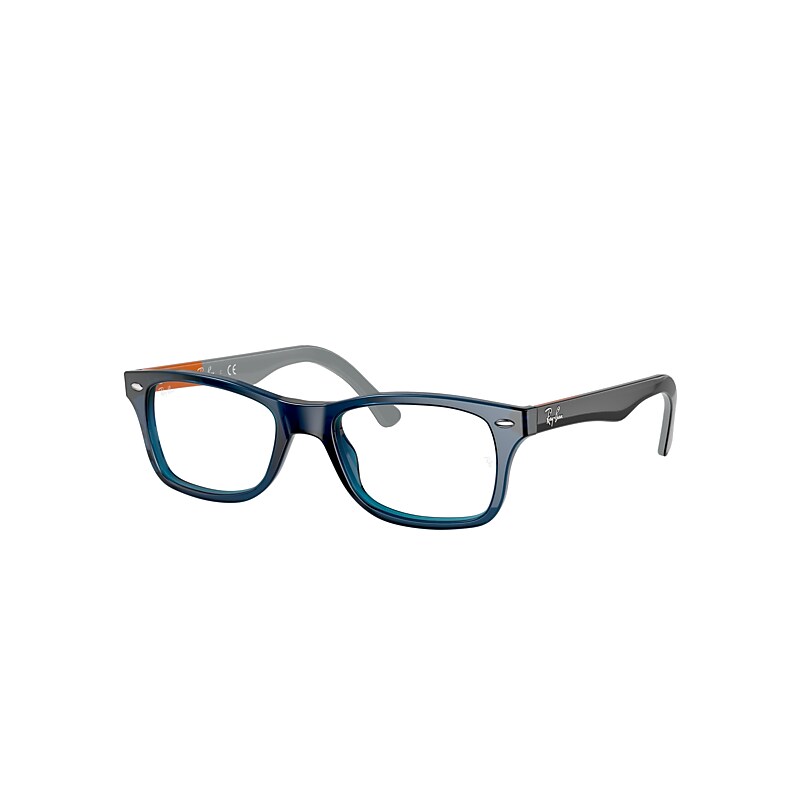 Ray-Ban Rb5228 Optics Eyeglasses Grey Frame Clear Lenses Polarized 50-17