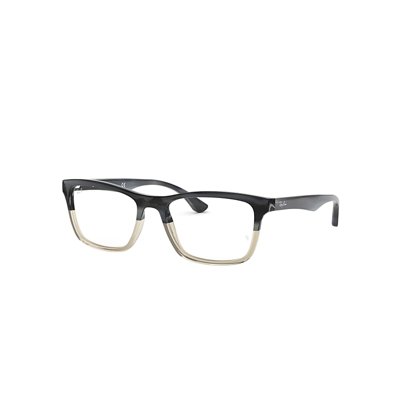 Ray-Ban Rb5279 Eyeglasses Grey Frame Clear Lenses Polarized 53-18