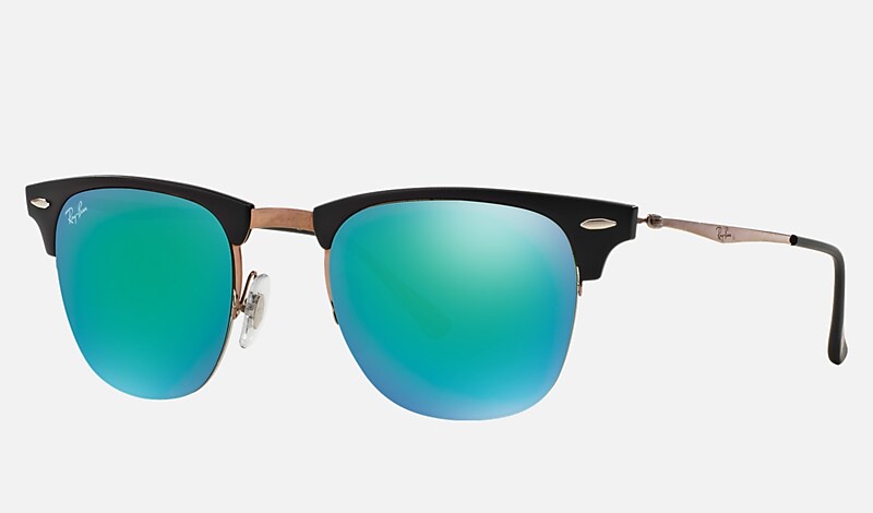 Black Sunglasses in Green and CLUBMASTER LIGHT RAY - RB8056 | Ray-Ban®