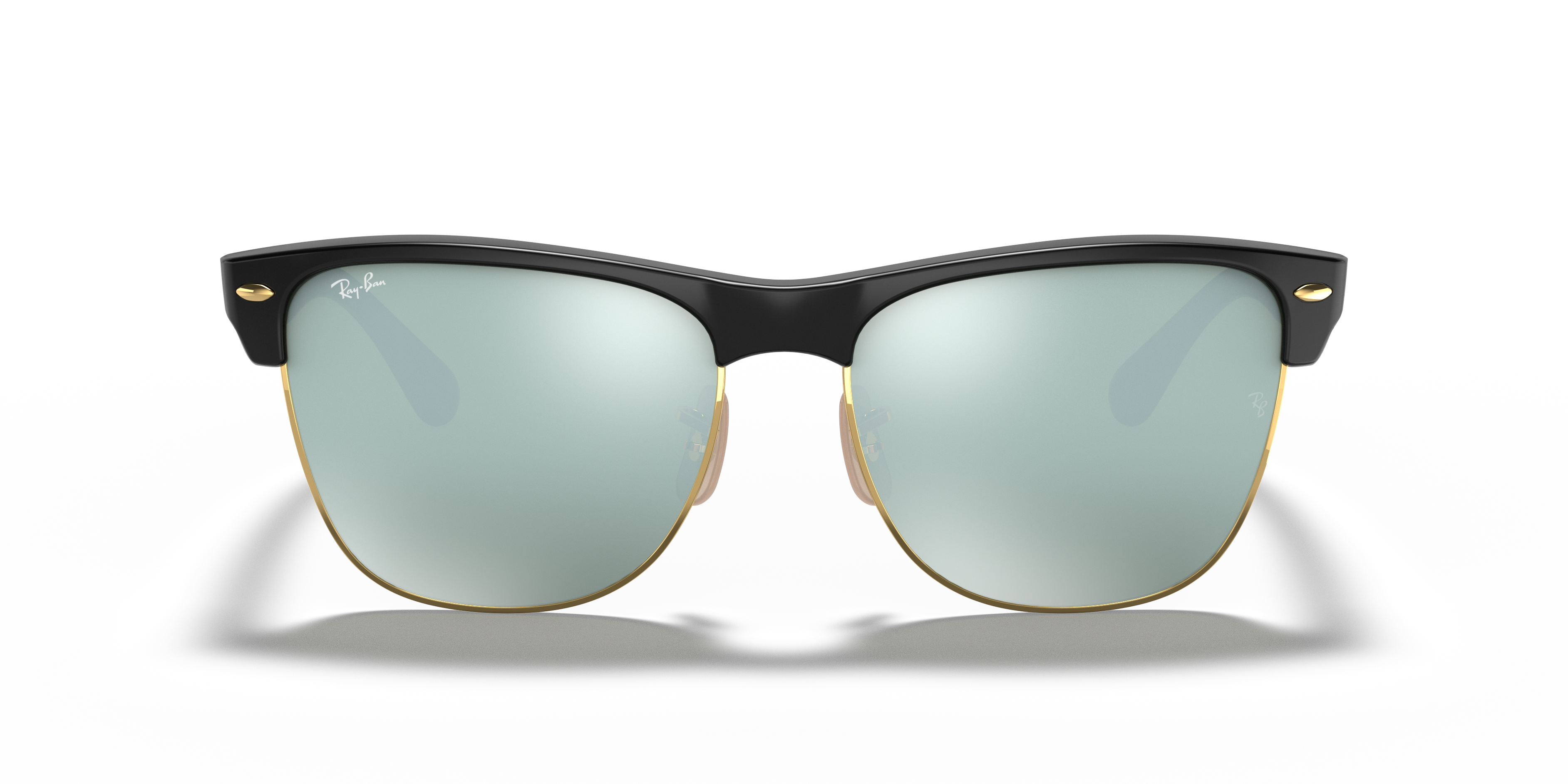 ray ban clubmaster oversized flash lenses