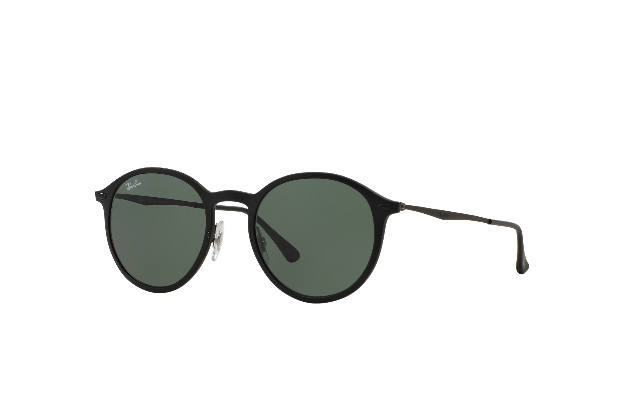 duidelijk Ruilhandel Geit Black Sunglasses in Green and Round Light Ray | Ray-Ban®