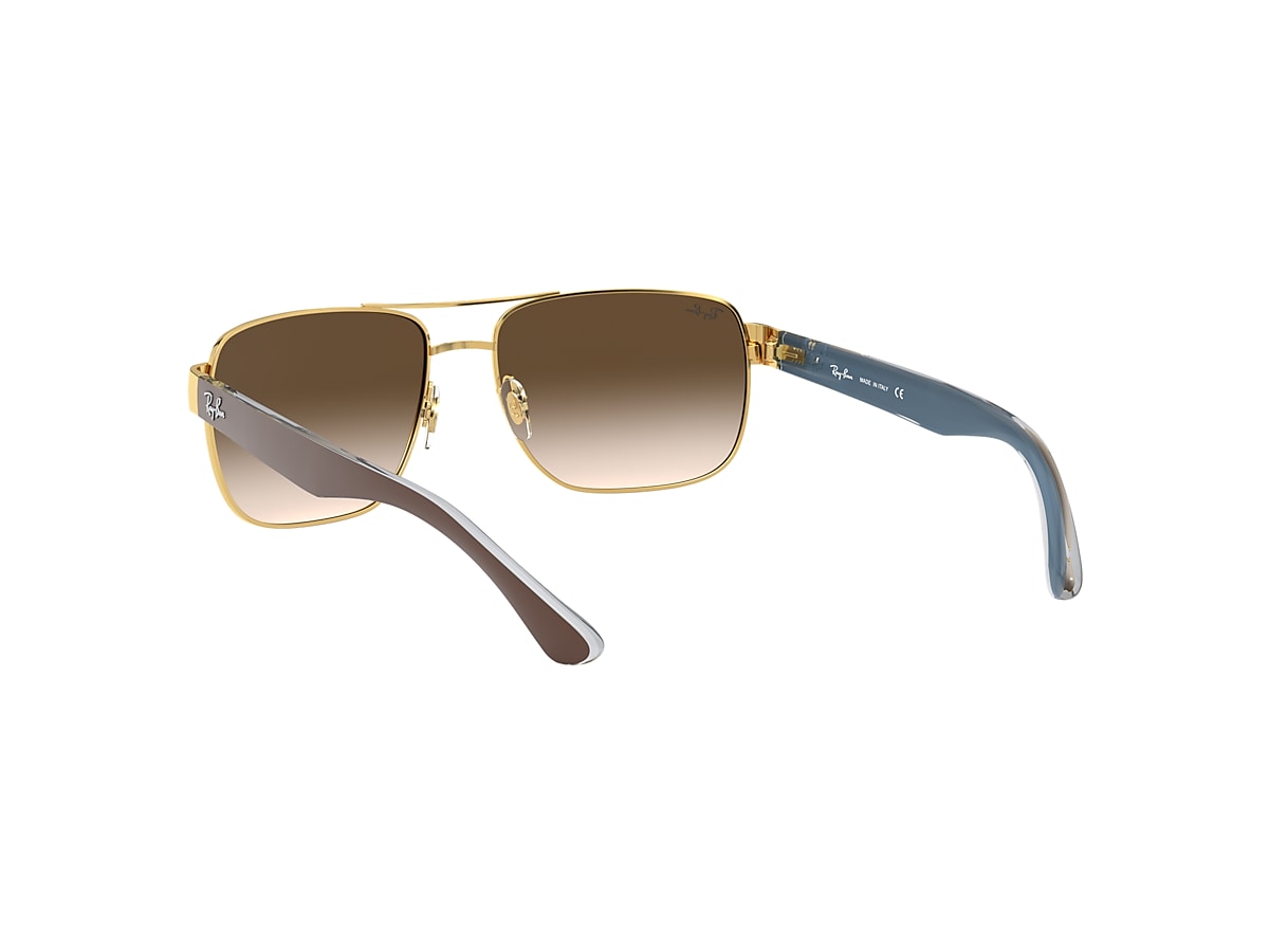 Rb3530 Sunglasses in Gold and Brown | Ray-Ban®
