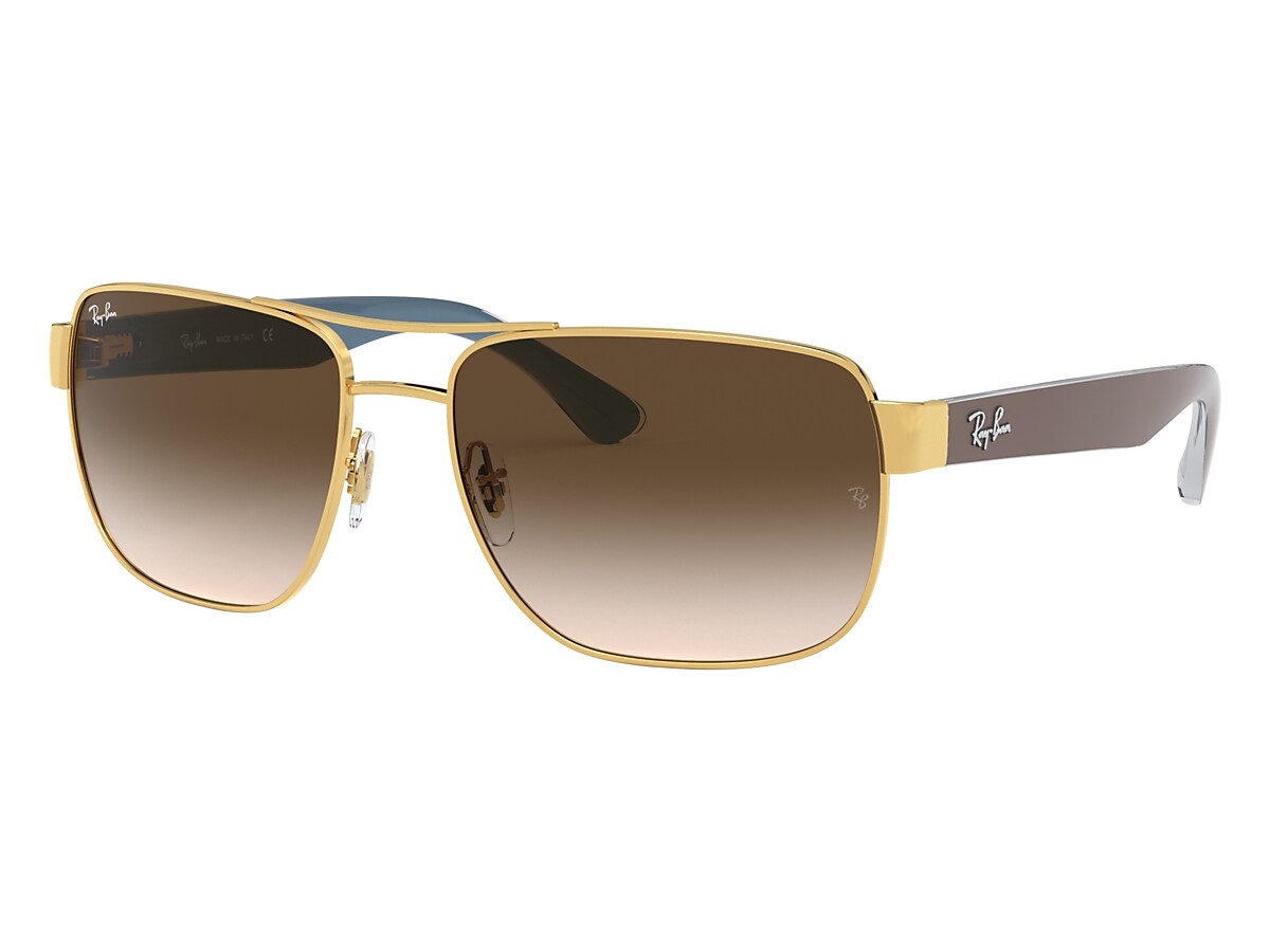 RB3530 Sunglasses in Gold and Brown - RB3530 | Ray-Ban® CA