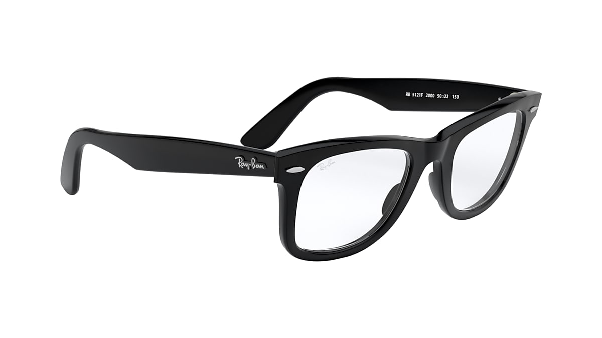 レイバン公式ストア】 Ray-Ban® ORIGINAL WAYFARER OPTICS メガネ | ブラック フレーム - RB5121F