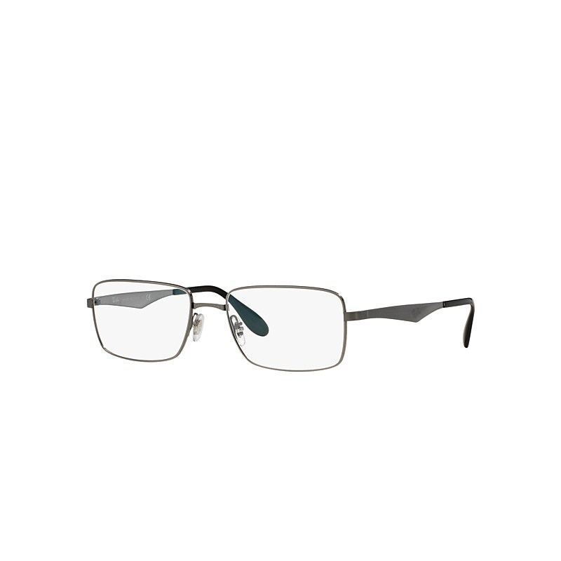 Ray-Ban Rb6329 Eyeglasses Gunmetal Frame Clear Lenses Polarized 55-18