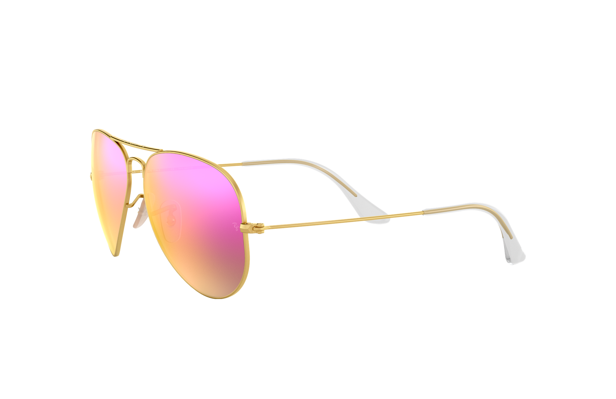 ROUND FLASH LENSES Sunglasses in Gold and Bronze - RB3447 | Ray-Ban® GB