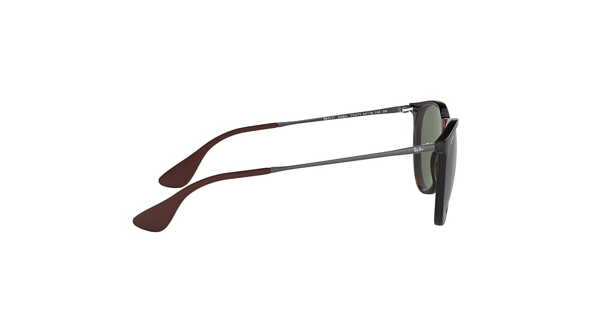 ERIKA CLASSIC Sunglasses in Light Havana and Green - RB4171 | Ray 