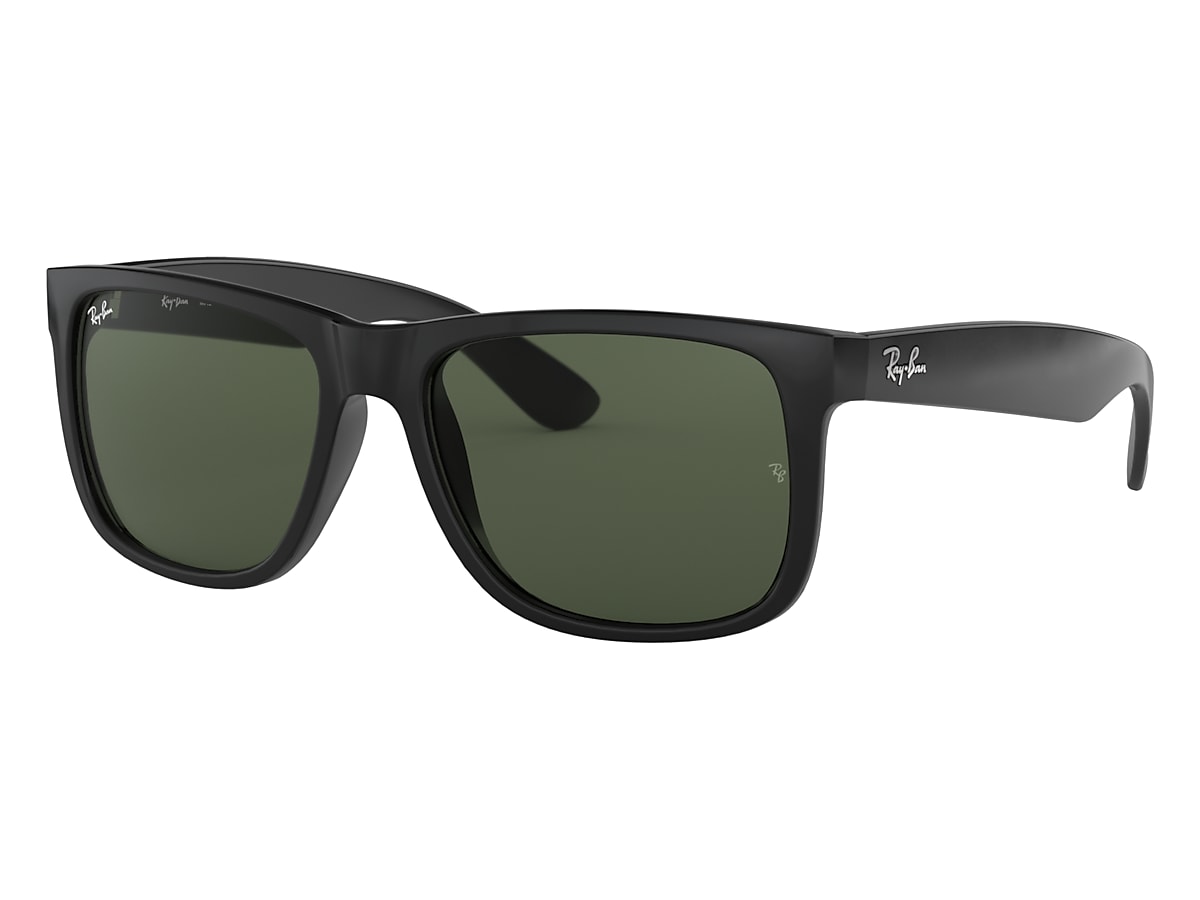 JUSTIN CLASSIC Sunglasses in Black and Green - RB4165F | Ray 