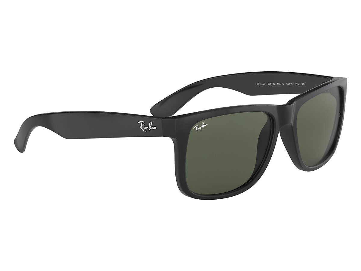 Grisling købmand Menneskelige race JUSTIN CLASSIC Sunglasses in Black and Dark Green - RB4165 | Ray-Ban® US