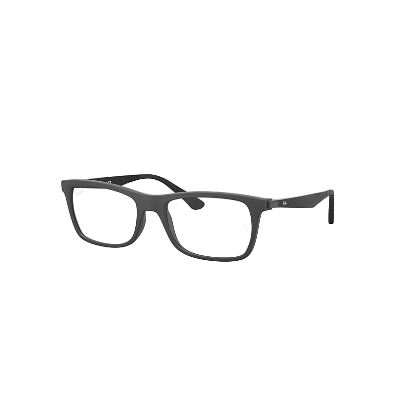 Ray-Ban Rb7062 Eyeglasses Black Frame Clear Lenses Polarized 55-18