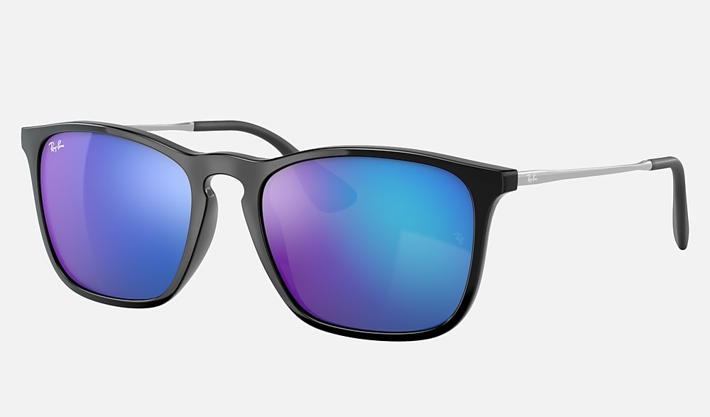 CHRIS Sunglasses in Black and Blue - RB4187F | Ray-Ban®