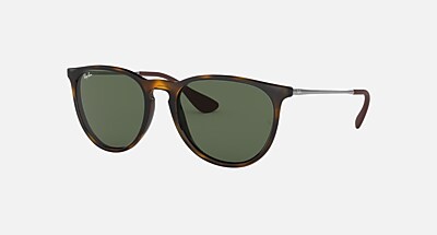 ERIKA CLASSIC Sunglasses in Rubber Black and Grey - RB4171F | Ray-Ban®