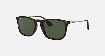 Ray-Ban レイバン ORB4187F サングラス Rubber Black CHRIS Sunglasses in Rubber Black and Grey Gradient - RB4187F