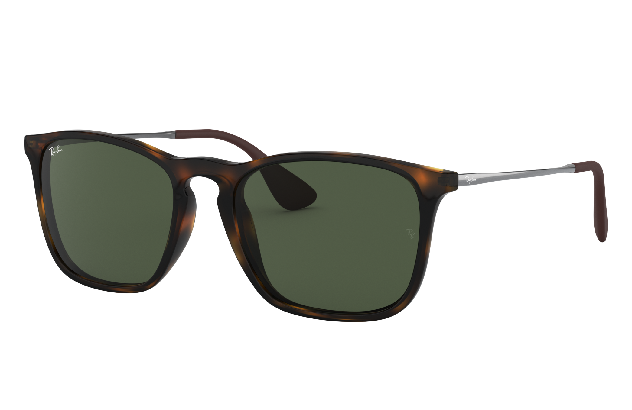 Chris Sunglasses in Tartaruga and Verde | Ray-Ban®