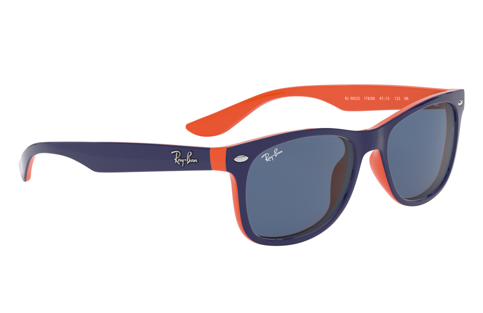 New Wayfarer Kids Sunglasses in Blue On 