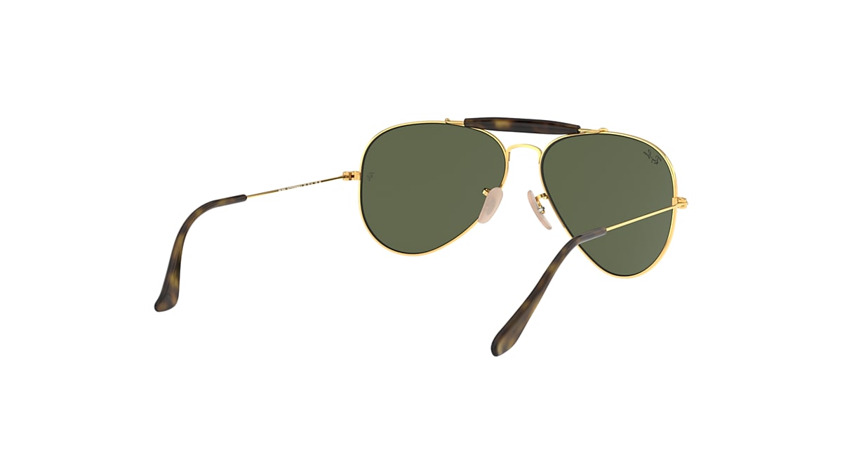 in | and RB3029 Sunglasses OUTDOORSMAN - Ray-Ban® Gold Green US HAVANA COLLECTION