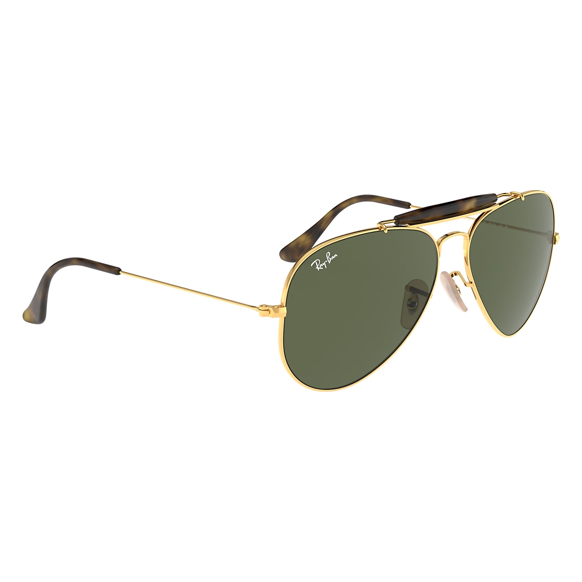 OUTDOORSMAN Sunglasses COLLECTION - HAVANA Ray-Ban® Gold RB3029 and | in Green US