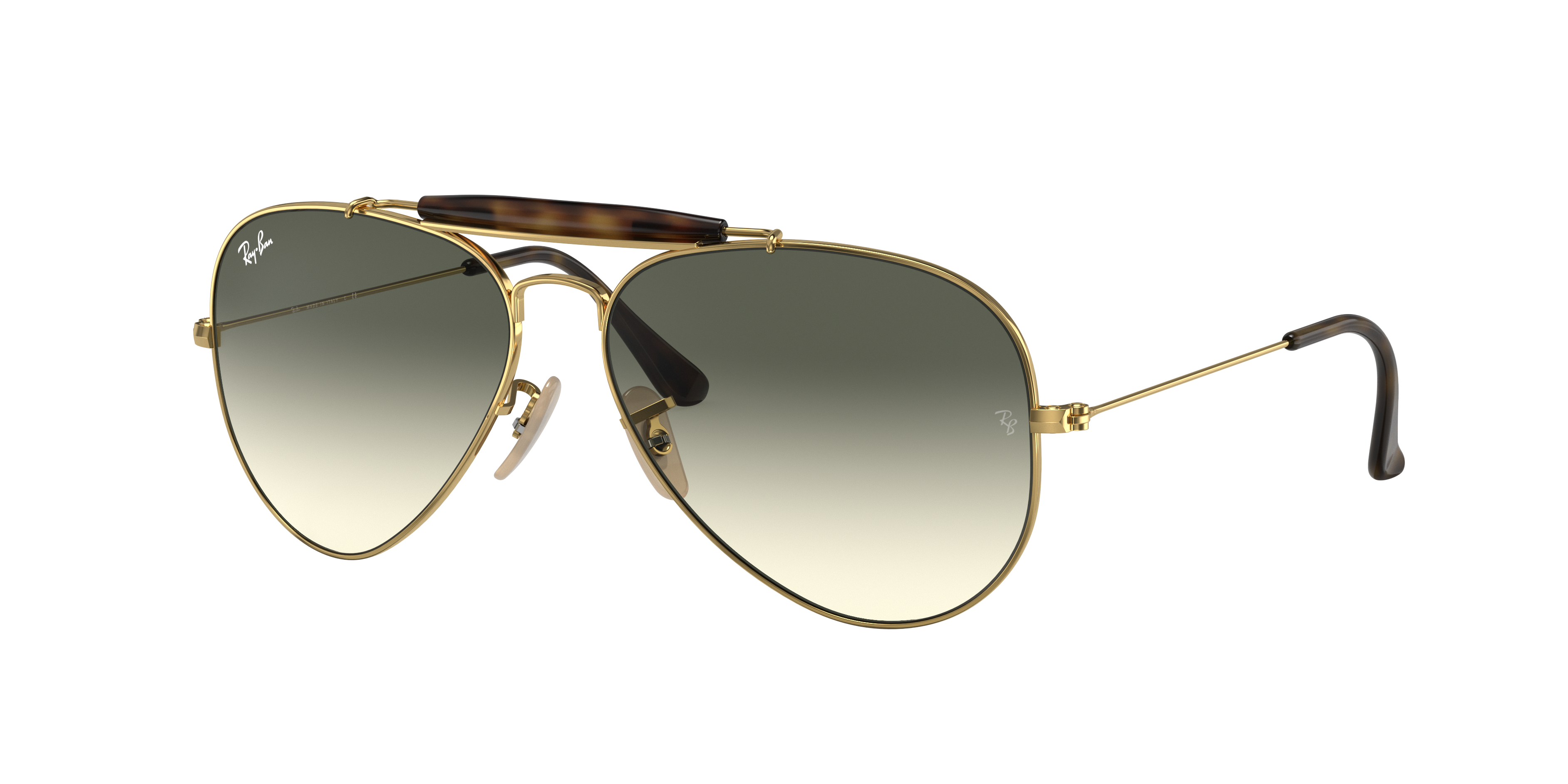 limoen inflatie schuintrekken Outdoorsman Havana Collection Sunglasses in Gold and Grey | Ray-Ban®