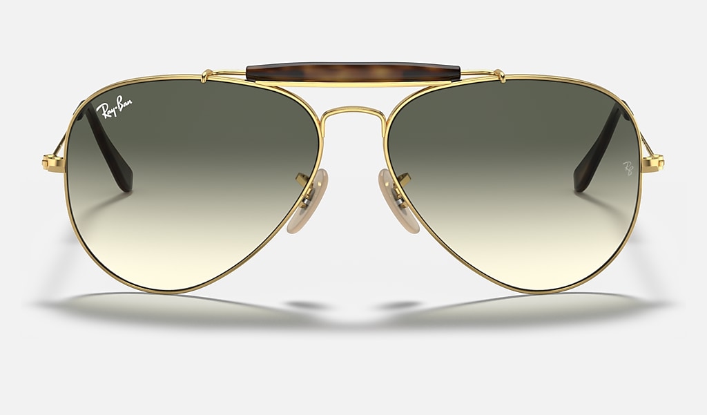 Outdoorsman Havana Collection in Gold Grey | Ray-Ban®
