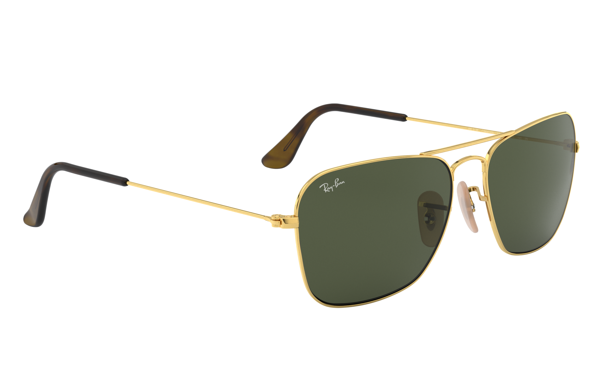 Amazon.com: Ray-Ban RB3136 Caravan Square Sunglasses, Gold Havana/G-15  Green, 55 mm : Clothing, Shoes & Jewelry