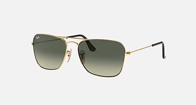 CARAVAN Sunglasses in Gold and Green - RB3136 | Ray-Ban®