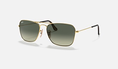 CARAVAN Sunglasses in Gold and Green - RB3136 | Ray-Ban® US