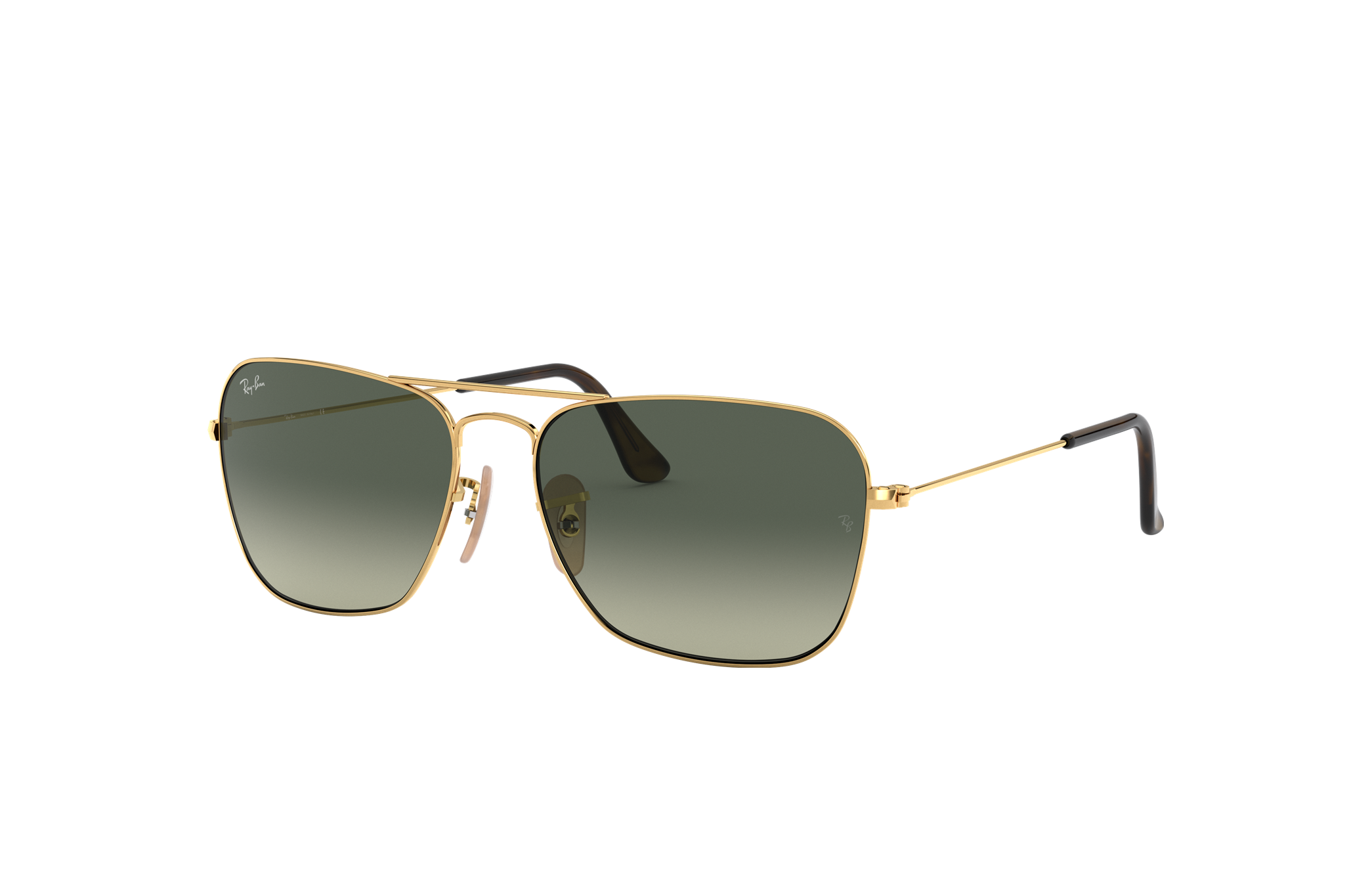 Dropship Ray-Ban Caravan Sunglasses Gold Metal Green Lens RB3136 001/3F  Gold Frame Light Blue Lens - Size 58 to Sell Online at a Lower Price | Doba